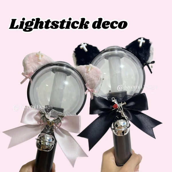 Enhypen Engene Bong cat design deco cover | Handmade Lightstick Cover for kpop Concert merch | Removable Fanmade Decoration