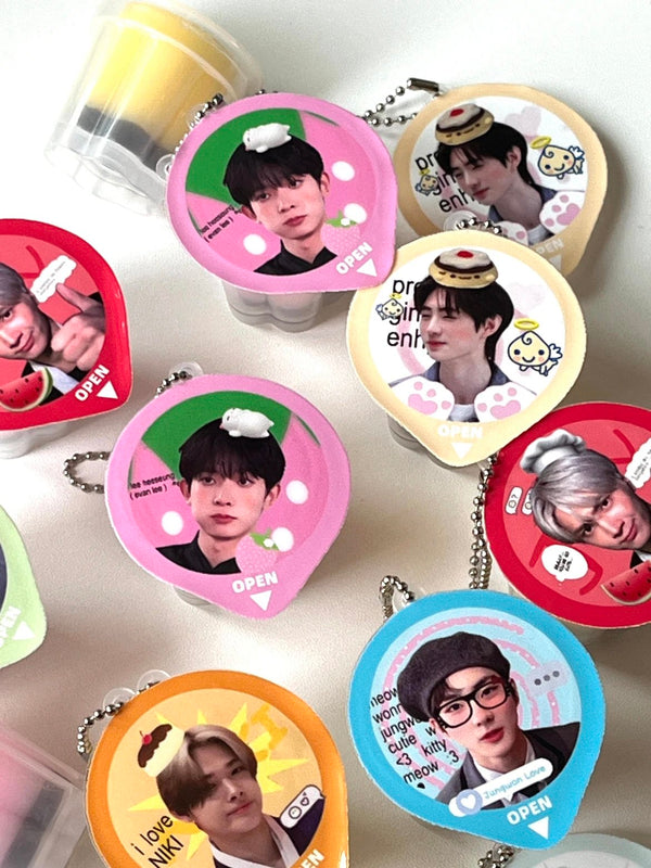 ENHYPEN Fanmade Pudding Squishy – Non-Edible Stress Toy