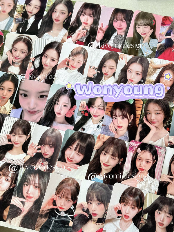 Wonyoung fan-made photocards mystery box UNOFFCIAL kpop IVE merch
