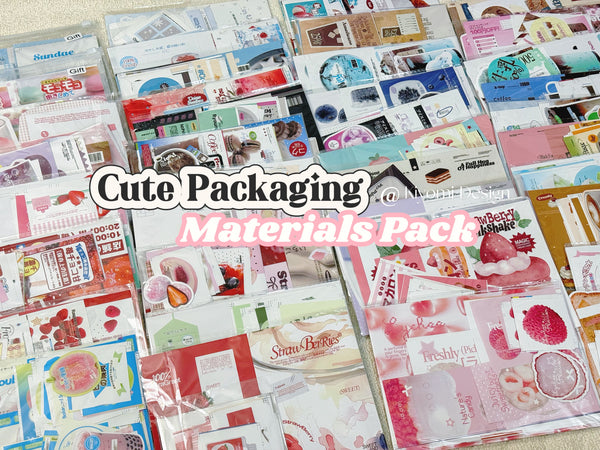 cute packaging supplies set
