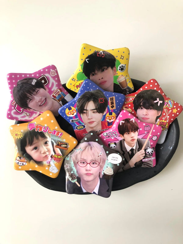 Enhypen Inspired Star Badge | Kpop Fanmade Star Pin